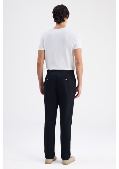 D's Damat Ds Damat Relaxed Fit Pilesiz Siyah Gabardin Chino Pantolon 6hcc3ı303777m 001