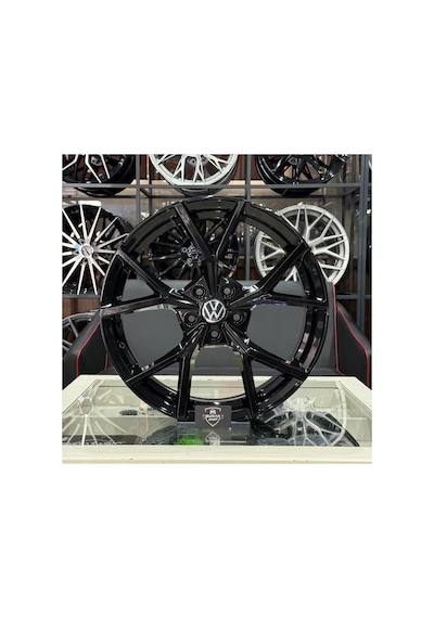 19 İnç 5x112 Vw Golf Piano Black R Line Jant Modeli 4adet