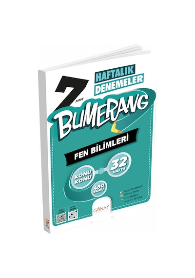 Günay Yayınları 7. Sınıf Bumerang Fen Bilimleri 32 Haftalık Denem