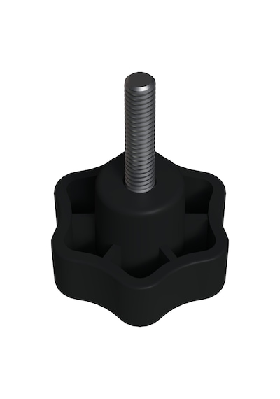 Cateksss Sıkma Ayar Vidası 50 Mm M8x50 Polyemid Siyah - 38 Li Paket