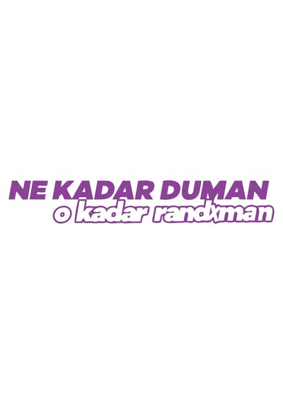 Ne Kadar Duman O Kadar Randxman Araba Sticker 17x17 Cm Mor