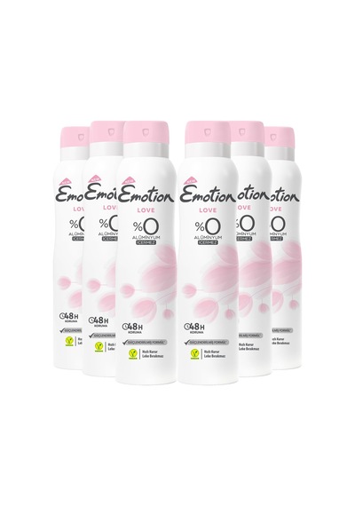 Love Kadın Alüminyumsuz Vegan Deodorant 6x150 Ml