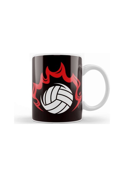 Volleyball Player Ball Sports Team Coach Beach Volleyball Kupa Bardak Porselen Karışık