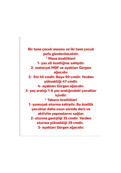 Çocuk Masası Ve İki Tane Çocuk Pufu , Puflar Yumuşak Oturma Sahiptir. Daha Konforlu Aktivite Krem Çocuk Masası Ve İki Tane Çocuk Pufu , Puflar Yumuşak Oturma Sahiptir. Daha Konforlu Aktivite Krem
