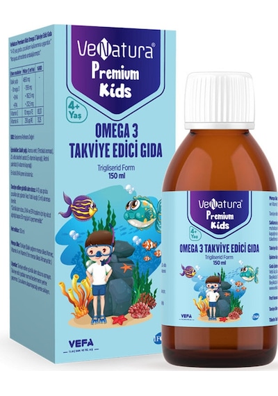 Venatura Premium Kids Omega 3 150Ml 2 Adet