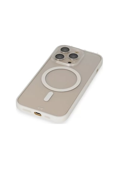 Newface Apple İphone 14 Pro Kılıf Grand Magneticsafe Kapak - Beyaz