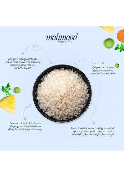 Mahmood Rice Basmati Pirinç 900 G