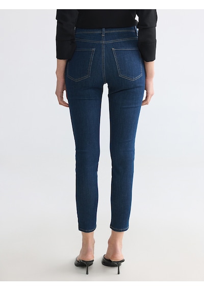 Lcwaıkıkı Classic İndigo Slim Mom Kadın Jean Pantolon
