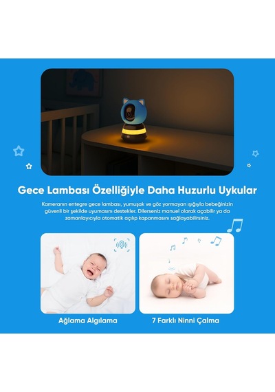Şımart Akıllı Bebek Kamerası, Ağlama Algılama Ve Çift Yönlü Ses Genel