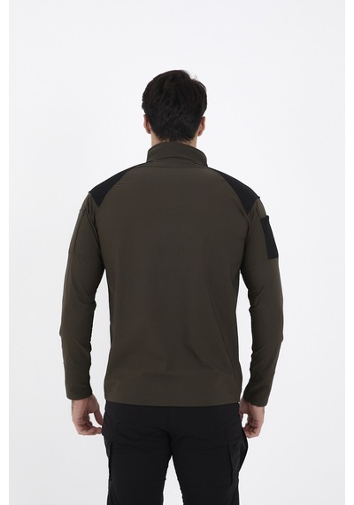 Camp Scoutland Camp137 Outdoor Tactical Su iticili Erkek Haki Taktik Sweatshirt Haki