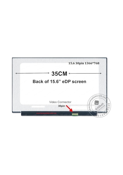NT156WHM-N44, NT156WHM-N44 V8.0 Lcd Ekran Panel (HD)