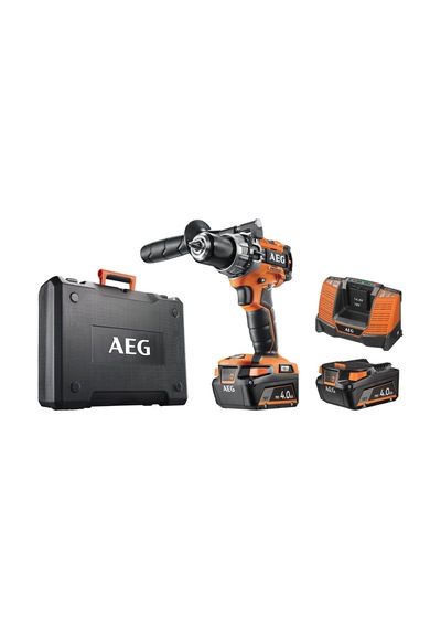 Aeg Bsb18c2bl-402c 4935464097 Kompakt Darbeli Matkap 18 V 13 Mm 2 Vel-2 X 4,0 Ah 65 Nm