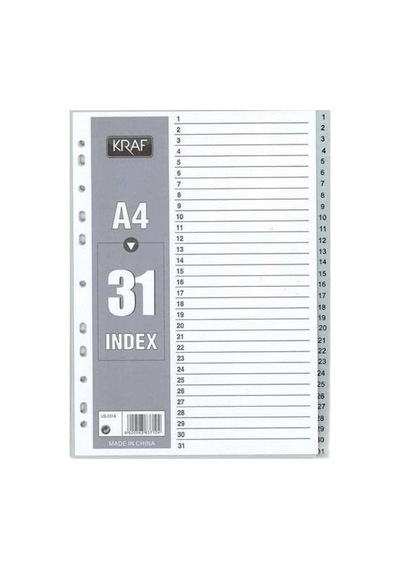 Kraf 1-31 Rakam Pp Ayraç