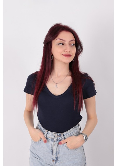 Busem S0016727 Kadın Bluz Lacivert