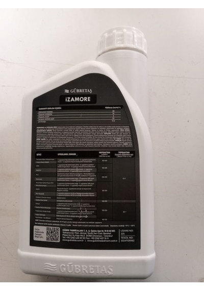 Gübretaş İzamore 1 Lt Hayvansal Menşeli Amino Asit İçeren Sıvı Organik Gübre