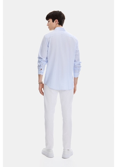 Backandbond Mavi Regular Fit Modern Gömlek