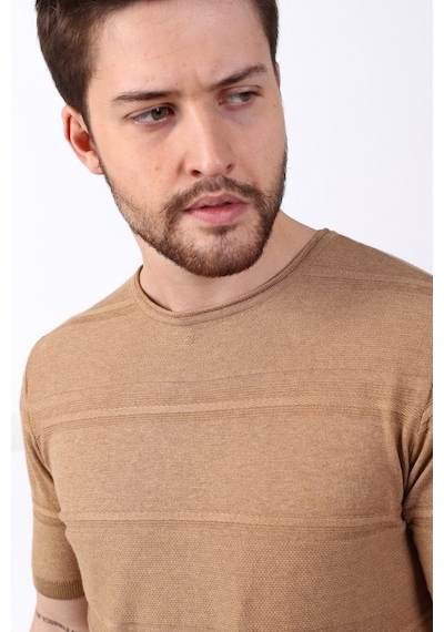 Ferraro Camel Bisiklet Yaka Erkek Pamuk Triko T-Shirt-Kahverengi (417934708) Kahverengi Ferraro Camel Bisiklet Yaka Erkek Pamuk Triko T-Shirt-Kahverengi (417934708) Kahverengi