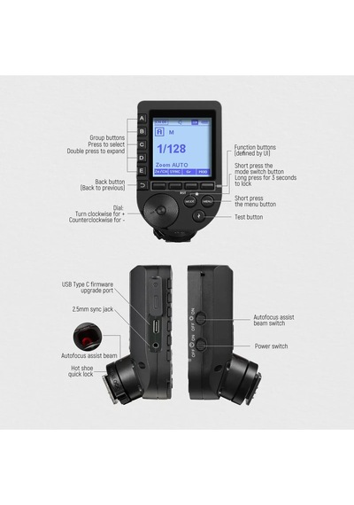 Neewer Qpro-n Nikon Uyumlu Ttl Kablosuz Flaş Tetikleyici