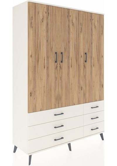 Hyperion Dolap 5 Raflı 6 Çekmeceli Tek Askılı 132x44x195 Ayta... Aytaşı Hyperion Dolap 5 Raflı 6 Çekmeceli Tek Askılı 132x44x195 Ayta... Aytaşı