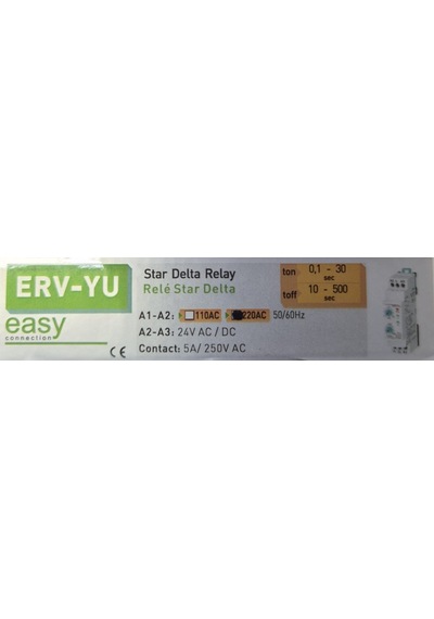 Erv-yu Yıldız Üçgen Rölesi