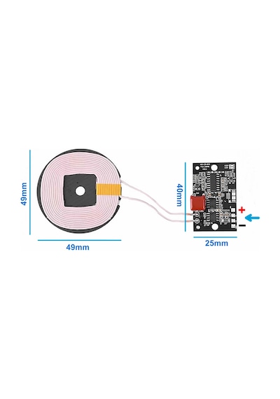 12v 15w Kablosuz Şarj Modülü Hcx-20-d23 Qi Mobil Akıllı Telefon Oyuncak Hızlı Pil Şarj Transmitter