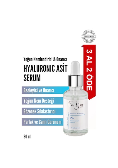 Yoğun Nemlendirici & Onarıcı Bakım Serumu Hyaluronic Asit Allontoin Serum 30 Ml