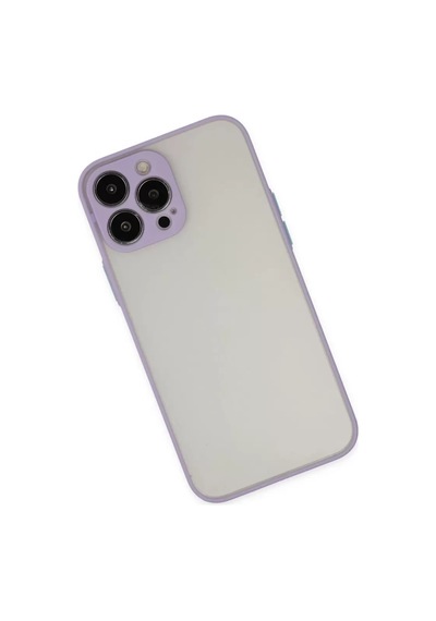 Newface Apple iPhone Uyumlu 13 Pro Max - Kılıf Montreal Silikon - Kapak - Mor