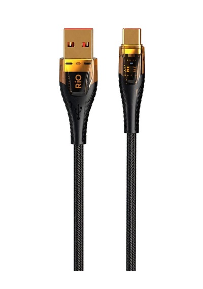 Flayse C23a-c Usb To Type-c 6 Amper Hızlı Şarj Data Kablosu 1 Metre Led Gösterge