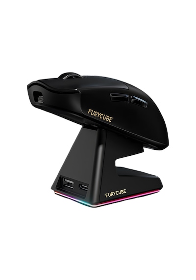 Furycube G9 Pro Paw3311 Kablolu Bluetooth 2.4ghz 22000dpı Kablosuz Gaming Oyuncu Mouse - Siyah