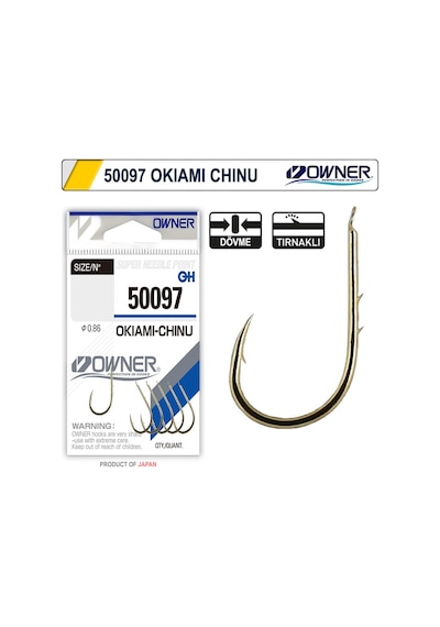 Owner 50097 2/0 Altın Sarısı Tırnaklı Iğne