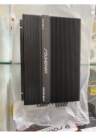 Soundway Sg-80.4 4500 Watt Oto Anfi 4 Kanal