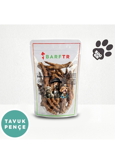 Barftr Tavuk Pençe Köpek Ödülü 500 Gr