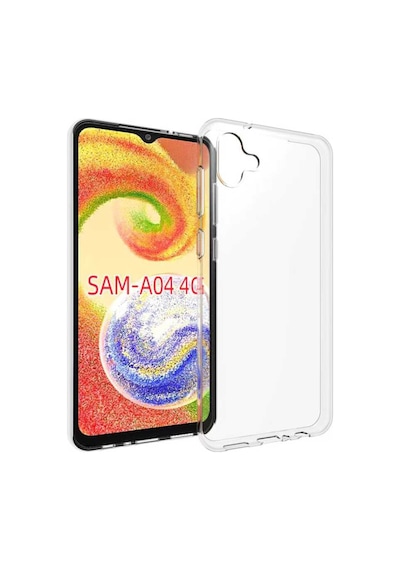 Samsung Galaxy Uyumlu A04 1mm Süper Silikon Şeffaf Kapak