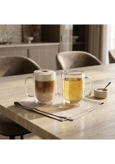 Borosilikat Cam Bardak, 250 Ml Geniş Kapasite, Isıya Dayanıklı Yapı, Çift Cidarlı Yalıtım, Makinede Yıkanabilir, Ev Ofis Restoran İçin Kullanıma Uygun Kulplu Kahve Espresso Sunum Bardağı çok renkli Borosilikat Cam Bardak, 250 Ml Geniş Kapasite, Isıya Dayanıklı Yapı, Çift Cidarlı Yalıtım, Makinede Yıkanabilir, Ev Ofis Restoran İçin Kullanıma Uygun Kulplu Kahve Espresso Sunum Bardağı çok renkli