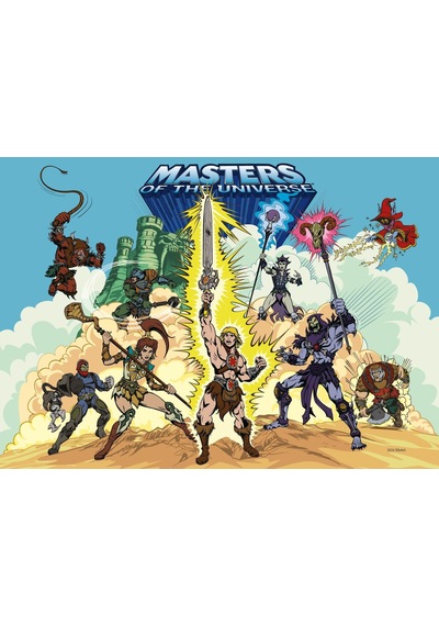 Ks Games He-man 100 Parça Çocuk Puzzle - 48x34 Cm - Hm704 Standart