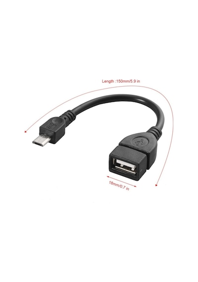 Samsung Uyumlu Otg Kablo Usb Okuyucu Veri Yükleyici Flash Bağlama Kablosu