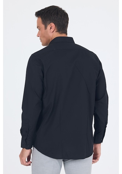 İmza Siyah Uzun Kol Düz Bez Ayağı Sert Yaka Cep 30 Pamuklu Basic Comfort Fit Gömlek 1004250051 001 Siyah İmza Siyah Uzun Kol Düz Bez Ayağı Sert Yaka Cep 30 Pamuklu Basic Comfort Fit Gömlek 1004250051 001 Siyah