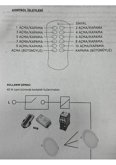 Cata Aydınlatma Kumandası 10x500w Diğer