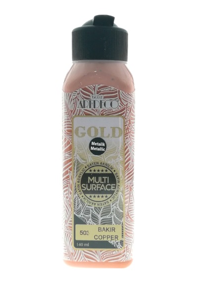 Gold Multi Surface Satin Akrilik Boya 140ml 503 Bakır No Color