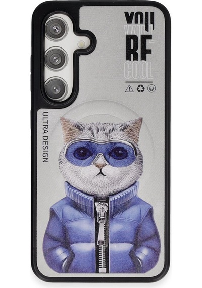 Samsung Galaxy S24 Fun Magsafe Kapak - Titan Gri-2