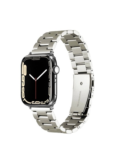 Apple Uyumlu  Watch 7 8 42 44 45mm Redclick Krd-93 Metal Kordon