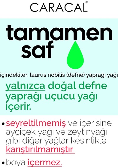 Caracal Defne Yaprağı Uçucu Yağı 10ml Saf Doğal Ve Katkısız 10 ML