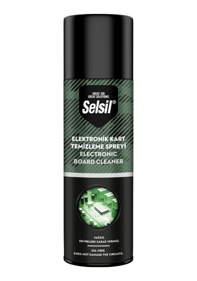 Selsil Elektronik Kart Temizleme Spreyi 500ml Yağsız - Devrelere Zarar Vermez 5671 Çok Renkli