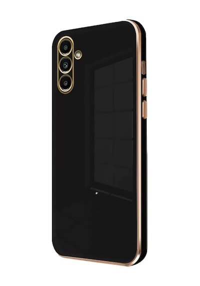 Newface Samsung Galaxy M15 Kılıf Volet Silikon - Siyah