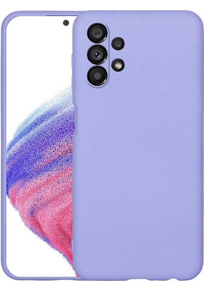 Noktaks - Samsung Galaxy Uyumlu A13 4g - Kılıf İçi Kadife Koruyucu Mara Lansman Kapak - Lila