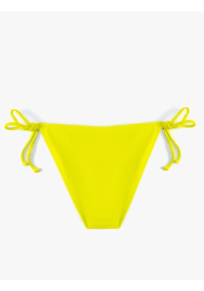 Koton Brazilian Bikini Altı Basic Yanları Bağlama Detaylı Yeşil 4sak00143mm Yeşil
