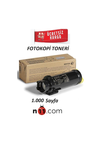 Xerox Phaser 6510 / 6510Dn / 6510N Sarı Toneri 106R03483