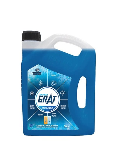 Grat Mavi 3 L Organik Antifriz Grat 821403