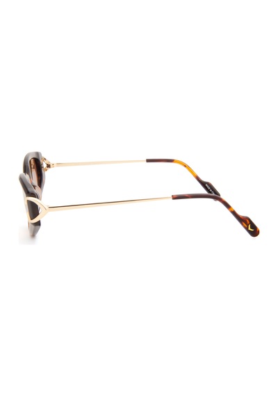 Zen Milano Eyewear Ct0589o-c03 53 Kadın Güneş Gözlüğü Kahverengi