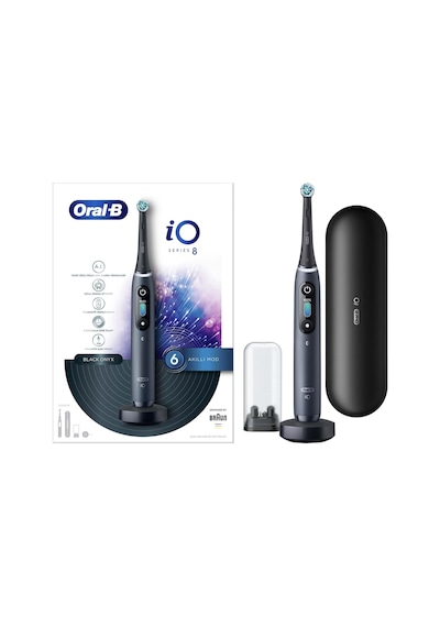 Oral-B iO8 Şarjlı Diş Fırçası Siyah